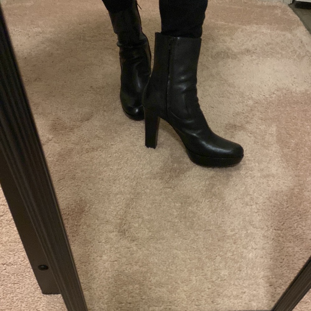 Marc Fisher Platform Ankle Boots!